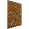 Ekena Millwork 19 5/8in. W x 19 5/8in. H Shale EnduraWall Decorative 3D Wall Panel Covers 2.67 Sq. Ft. WP20X20SLDVG - alternate 5